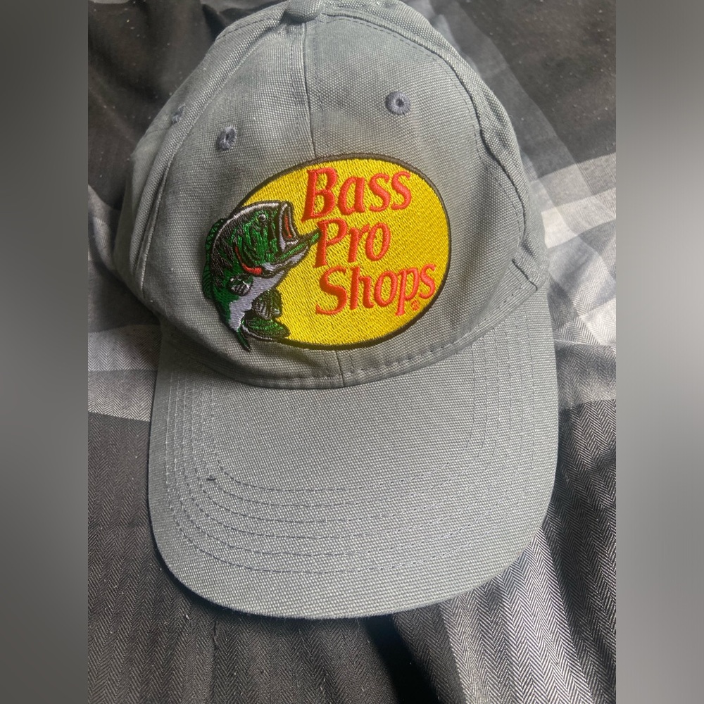 Bass Pro Shops Gray Fishing Hat